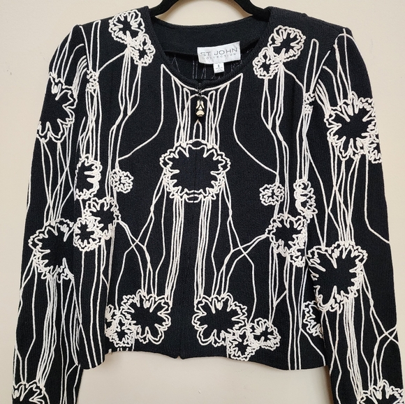 ST. John Collection RARE Cardigan Jacket - Picture 1 of 6